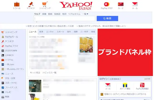 ブランドパネル枠